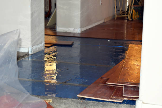 Professional Flood Cleanup technician working in Woodbury, NY